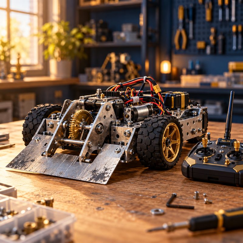 格斗车——机器人课孩子的作品